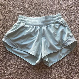 Lululemon Hotty Hot Shorts, 2.5”, light ice blue